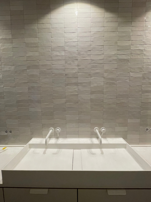 betegeling van badkamer